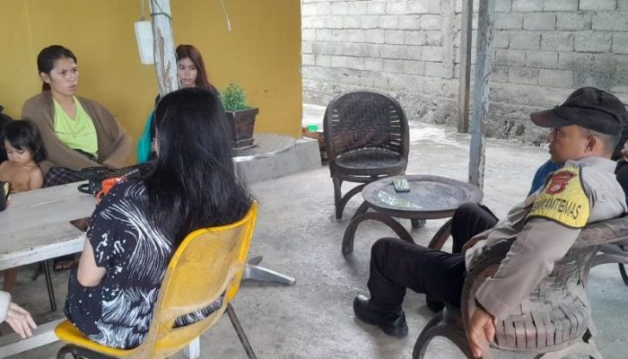 Sambang Pasca Lebaran, Cara Efektif Bhabinkamtibmas Polsek Ampana Kota Perkuat Silaturahmi Dengan Warga