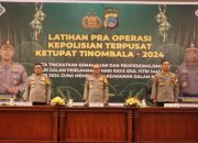 Latpraops Ketupat Tinombala, Kapolda Sulteng : Menyamakan Pola Pikir dan Pola Tindak