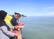Peringati HBP ke-60, Lapas Ampana Gelar Upacara Tabur Bunga di Pelabuhan