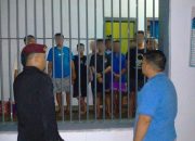 Ka. KPLP Lapas Ampana Gelar Trolling Blok Hunian WBP Bersama Regu Pengamanan