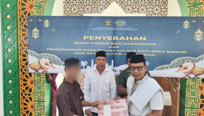 182 Narapidana Lapas Ampana Terima Remisi Khusus Hari Raya Idul Fitri 2024