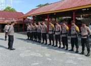 Apel Perdana Pasca Libur Lebaran, Kapolsek Ampana Kota Ajak Anggota Kembali Fokus pada Tugas Rutin