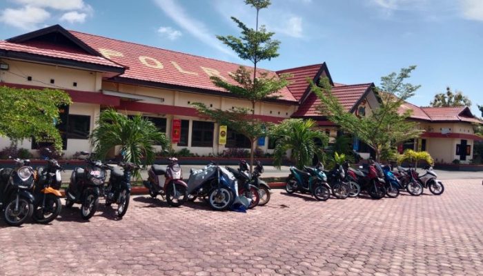 Polres Touna Amankan Puluhan Kendaraan Berknalpot Bogar dan Balap Liar Selama Bulan Ramadhan