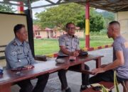 Persiapkan FMD, Kalapas Ampana Kunjungi Mako Brimob Kompi 3 Batalyon B Pelopor
