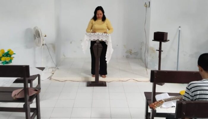 “Kasih Setia Tuhan”, Warga Binaan Kristen Lapas Ampana Ikuti Ibadah Rutin