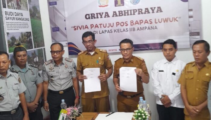 Lapas Ampana Launching Griya Abhipraya Sivia Patuju