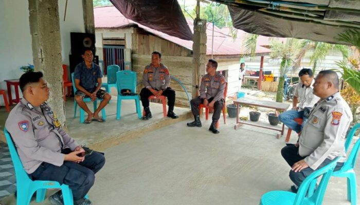 Patroli Dialogis, Kapolsek Petasia Sambangi Perayaan Padungku di Kecamatan Petasia Barat