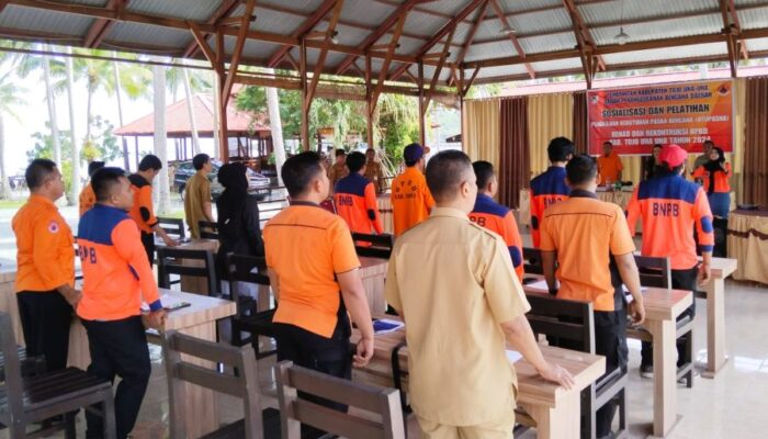 Pengkajian Kebutuhan Pasca Bencana, BPBD Touna Gelar Sosialisasi dan Pelatihan