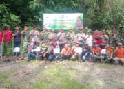 Polsek Ampana Kota Gelar Penanaman Pohon Dalam Rangka HUT Bhayangkara ke – 78