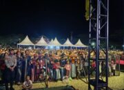 Ribuan Warga Antusias Saksikan Peluncuran Tahapan Pemilihan Bupati dan Wakil Bupati Touna