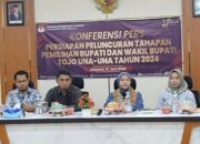Konferensi Pers Persiapan Peluncuran Tahapan Pemilhan Bupati Dan Wakil Bupati Touna