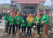 DWP Lapas Ampana Gelar Bakti Sosial Gotong Royong Bersihkan Lingkungan Rumah Ibadah