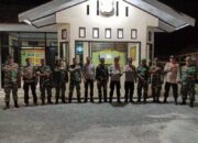 Koramil 1307-05/Ratolindo Beri Kejutan ke Polsek Ampana Kota di HUT Bhayangkara Ke-78