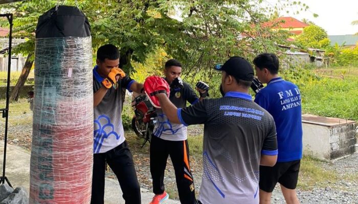 Lapas Ampana Gelar Orientasi Fisik dan Beladiri Praktis Kepada CPNS