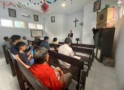 Perkuat Iman, Warga Binaan Nasrani Lapas Ampana Laksanakan Ibadah Minggu