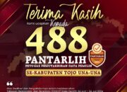 KPU Kabupaten Tojo Una-Una Mengucapkan Terima Kasih Kepada 488 Pantarlih