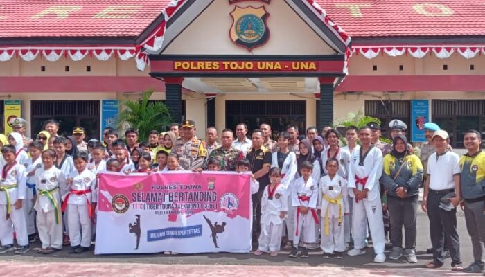 Keren! Atlet Taekwondo Binaan Polres Touna Raih 21 Medali di Open Turnamen Danrem 132 Tadulako Cup