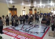 Bentuk Kesiapan Pengamanan Pilkada 2024, Polres Touna Gelar Tactical Floor Game (TFG)