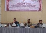 Kasubsi Bimkemas Lapas Ampana Hadiri Bimtek KPU Touna dan Bahas Hak Pilih Warga Binaan