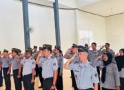 Kalapas Ampana Hadiri Apel Pagi Bersama Menteri Hukum dan HAM, Supratman Andi Agtas