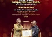 Selamat Kepada KPU meraih Penghargaan dari KASN Dalam Menerapkan Sistem Merit Untuk Pengisian Jabatan Pimpinan Tinggi