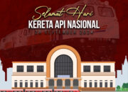 Segenap Keluarga Besar KPU Kabupaten Tojo Una-Una Mengucapkan Selamat Hari Kereta Api Nasional 2024