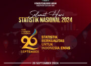 Segenap Keluarga Besar KPU Kabupaten Tojo Una-Una mengucapkan Selamat Hari Statistik Nasional Tahun 2024