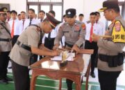 Dua Jabatan Penting di Polres Touna Resmi Berganti, Kompol Mulyadi Jabat Wakapolres dan AKP Kukuh Jabat Kabag Ops