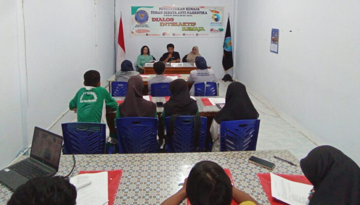 Melalui Dialog Interaktif, BNNK Touna Bentuk Remaja Teman Sebaya Anti Narkotika