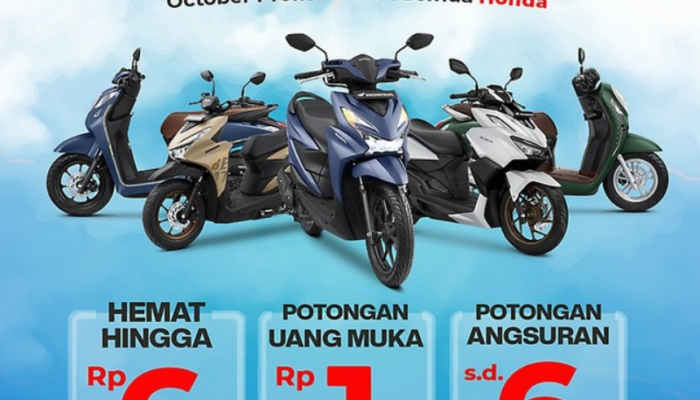 Honda Cendana Megah Santosa Ampana Berikan Promo OctoPUSH “Oktober Promo Untuk Semua Honda”