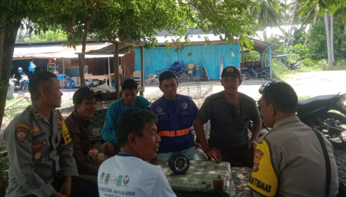 Dialog Langsung Dengan Warga, Kapolsek Ampana Kota Ajak Jaga Kamtibmas Jelang Pilkada
