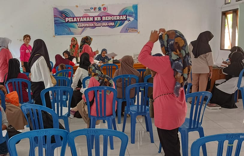 BKKBN Sulawesi Tengah Gelar Pelayanan KB Bergerak Hingga Daerah Terpencil di Kabupaten Tojo Una-Una.
