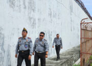 Perkuat Keamanan, Kepala Lapas Ampana dan KA. KPLP Tinjau Area Steril Brandgang
