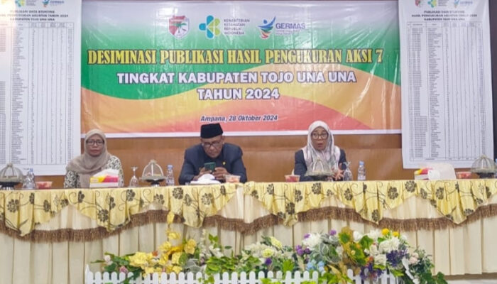 Pj. Sekda Alimudin Muhammad Buka Diseminasi Publikasi Hasil Pengukuran Aksi 7 Tingkat Kabupaten Touna