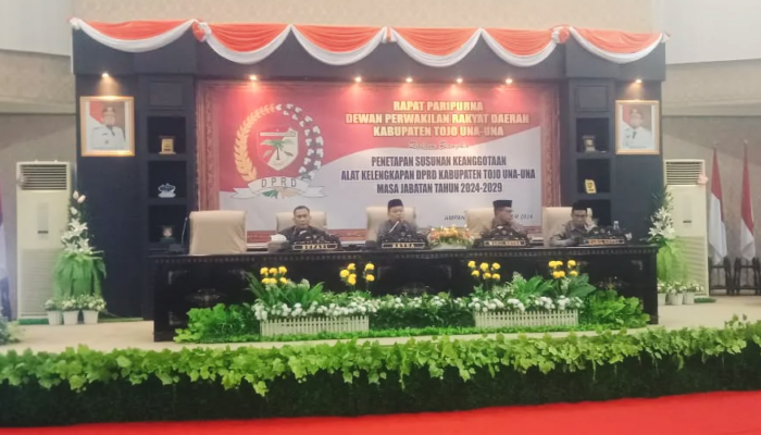 Ini Susunan Keanggotaan Alat Kelengkapan DPRD Kabupaten Touna periode 2024-2029