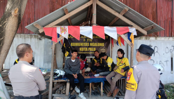 Bertemu Komunitas Ojol, Satgas Preemtif OMP Tinombala Pesan Jaga Kamtibmas Jelang Pilkada 2024