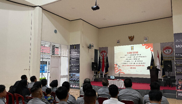 Secara Virtual, Lapas Ampana Ikuti Penyambutan Jajaran Menteri Baru Kabinet Merah Putih