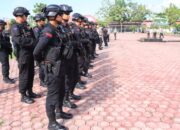 Polres Touna Laksanakan Apel Siaga Jelang Pelantikan Presiden Dan Wakil Presiden