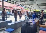 Kapolres Touna Cek Kesiapan Personil Pengamanan di Kantor KPU