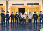 Sehari Pasca Pemungutan Suara, Personil Brimob di Ampana Tingkatkan Patroli