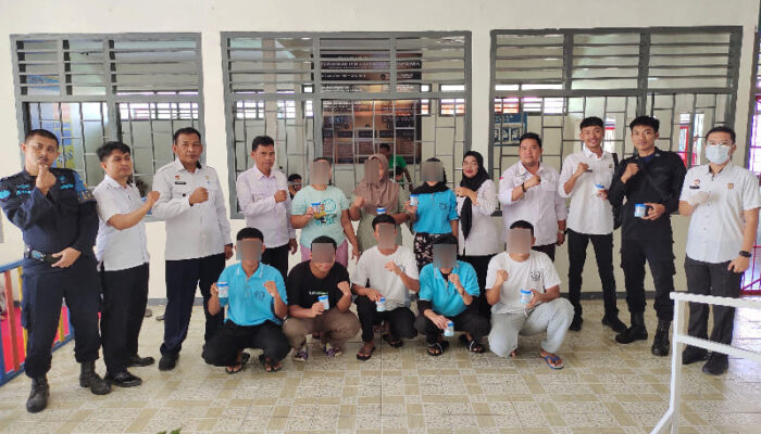 Lapas Ampana Gelar Tes Urine Bagi Warga Binaan dan Pegawai Wujudkan Lapas Bebas Narkoba