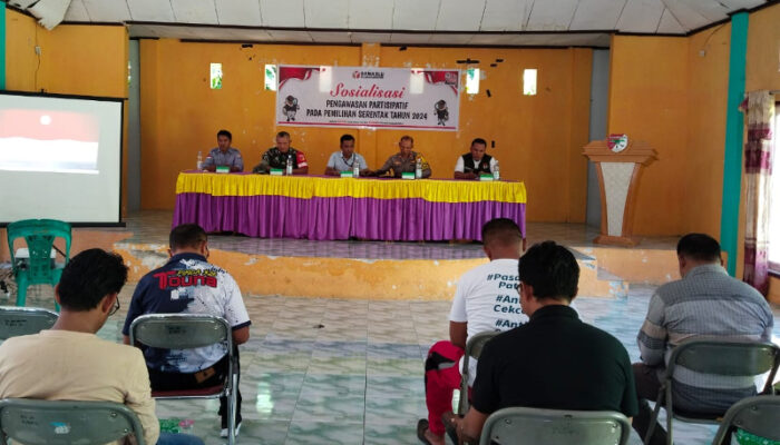 Panwascam Ampana Tete Gelar Sosialisasi Pengawasan Partisipatif dan Deklarasi Pemilihan Damai