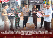 KPU Touna Musnahkan Surat Suara Rusak dan Surat Suara Lebih