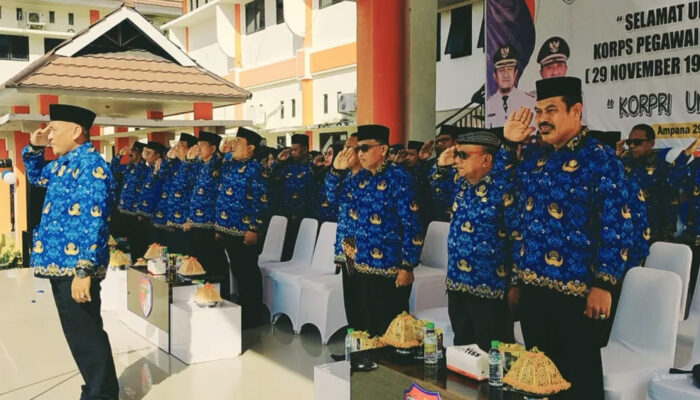 Peringati HUT Ke-53 KORPRI, Pemkab Touna Gelar Upacara Bendera