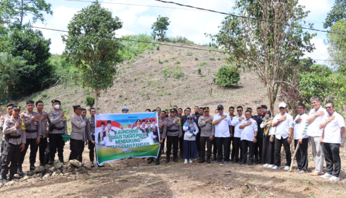 Polres Buol Luncurkan Gugus Tugas Polri untuk Ketahanan Pangan Nasional
