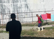 Warga Binaan Lapas Ampana Bersihkan Halaman Dalam