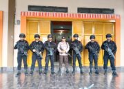 Tingkatkan Keamanan, Subsatgas Preventif Brimob Patroli di Kantor Penyelenggara Pilkada