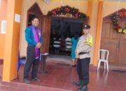 Personil Jajaran Polres Touna Amankan Ibadah Perayaan Natal 2024 di Sejumlah Gereja