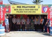 Unsur Forkopimda Touna Turut Dalam Pengecekan Situasi Kamtibmas Puncak Perayaan Natal