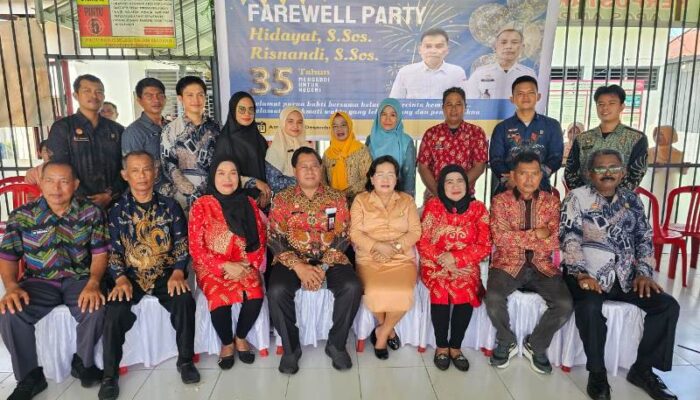 Lapas Ampana Gelar Acara Pelepasan Purna Bhakti Dua Pegawai